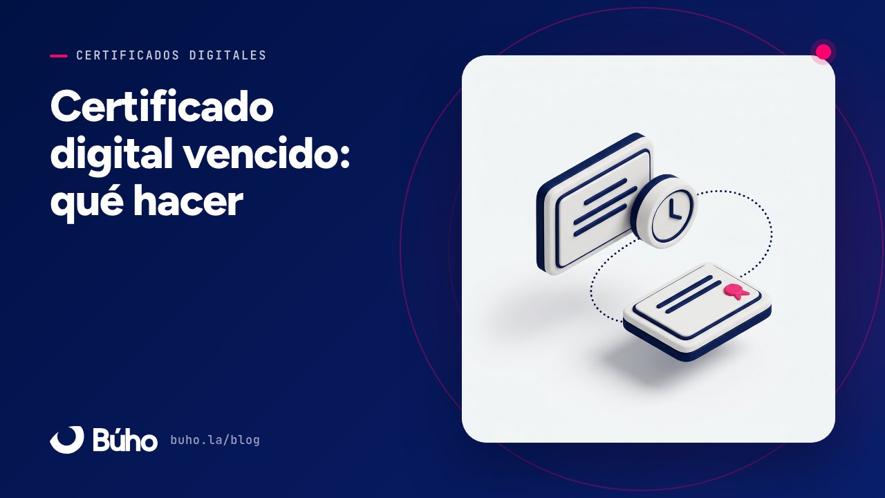 Se te venció el certificado digital: qué pasa con las facturas que ya emitiste