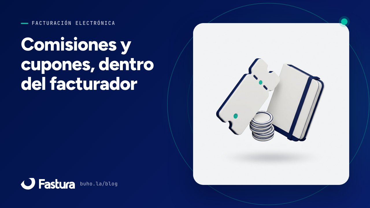 Comisiones y cupones: dos cosas que casi siempre se llevan en una libreta