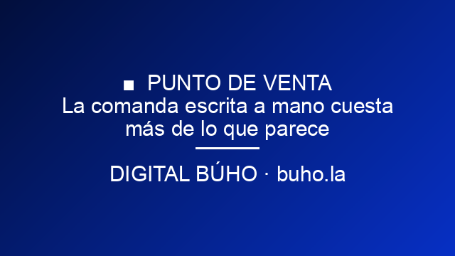 La comanda escrita a mano cuesta más de lo que parece