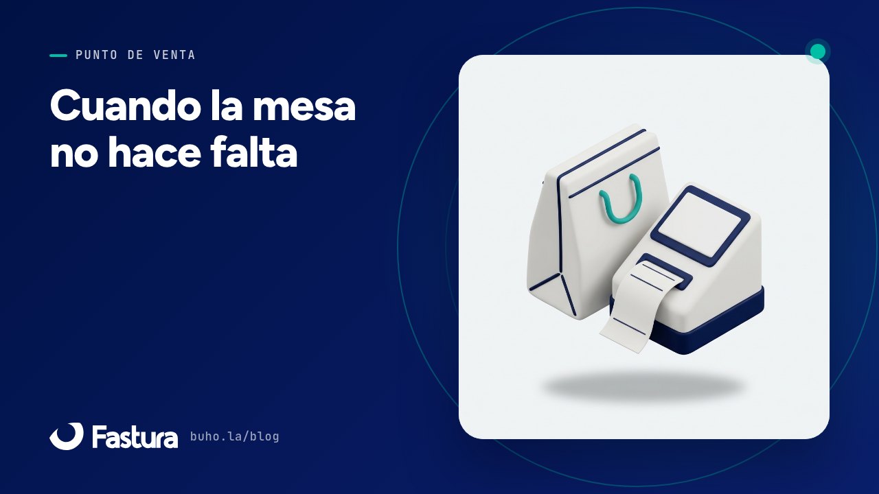 La función POS de Mozo: cuando la mesa no hace falta