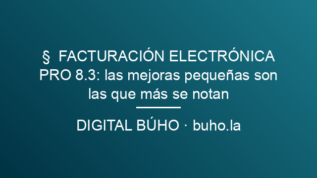 PRO 8.3: las mejoras pequeñas son las que más se notan