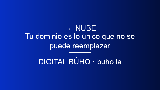 Tu dominio es lo único que no se puede reemplazar