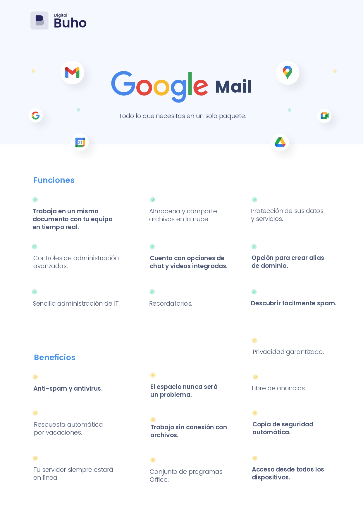 Correos Corporativos Gmail Digital Buho